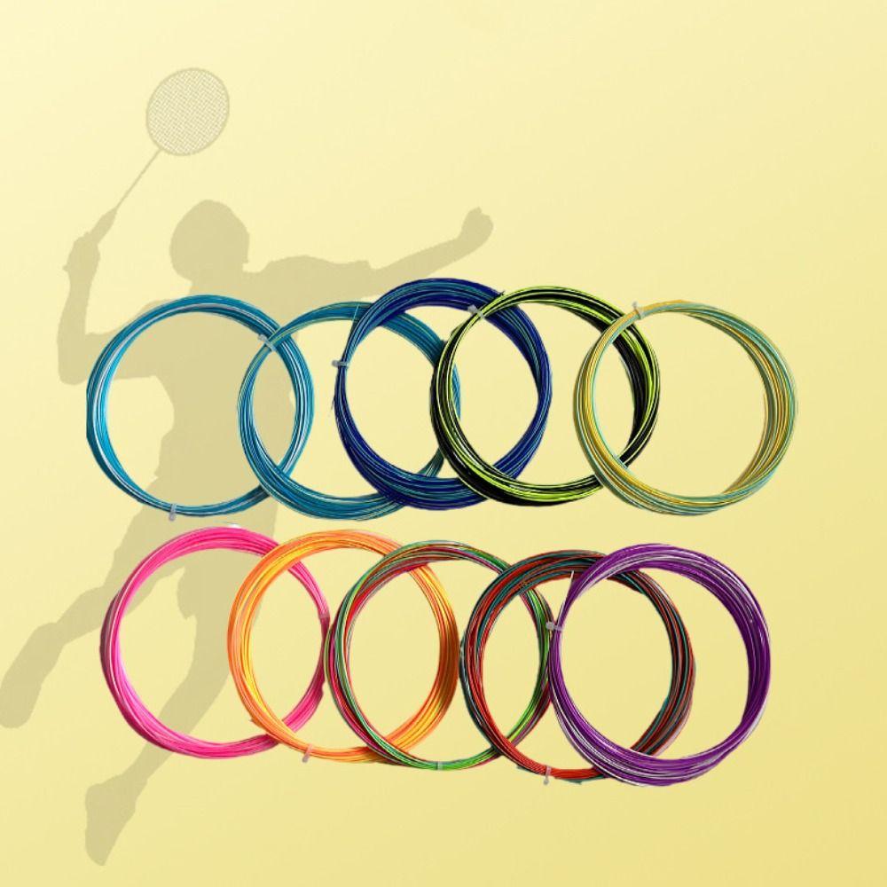Elastic Colorful Rainbow Badmi - đánh giá và giá Badminton Yonex String